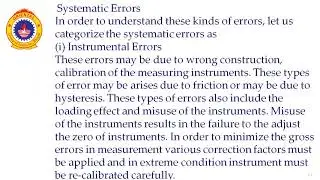 Errors and its Classification|Electronic Measurement and Instrumentation(part 2)