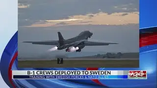 Ellsworth B-1s in Sweden for bomber task force deployment