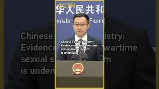 Chinese Foreign Ministry: Evidence of Japan's wartime sexual slavery system is undeniable