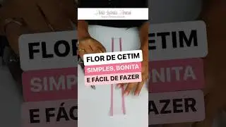 Flor de cetim simples, bonita e fácil de fazer - Ateliê Ludmila Amaral Body Personalizado