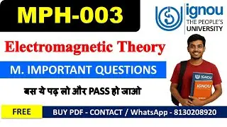 MPH-003 Important Questions with Answers 2025 | Previous Year Question Paper Solved in English