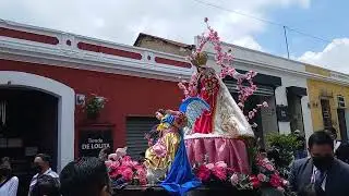 Procesión Infantil de la V.I de la Santísima Virgen del Rosario, Mixco 2022💙💛❤️🤍📿