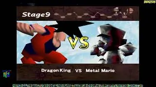 Super Smash Bros 64 Remix Goku Gameplay (Dragon King Mod)