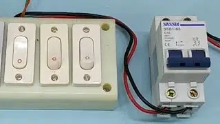 How to double pole MCB connection , how to install circuit breaker