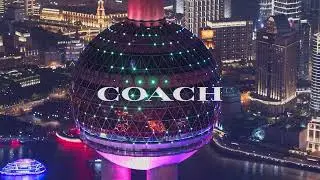 SNOW CITY 3D Projection Mapping on Broadway Mansions Shanghai, Presented by Manna Technology X COACH