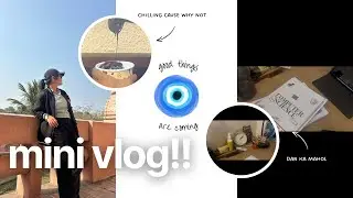 realistic student vlog: productivity, panic & peace 🎧