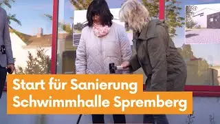 Spremberg | Start für Sanierung Schwimmhalle - 17 Millionen Euro Projekt. Ziel zwei Jahre Bauzeit