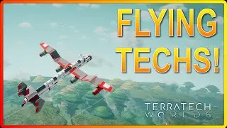 Mind-blowing Flight Blocks And Aircrafts In Terratech Worlds! | Ep39 Gameplay