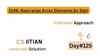 Rearrange Array Elements by Sign Leetcode Daily Challenge 2149 Rearrange Array Elements by Sign