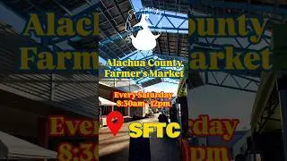 Join us on Saturdays at the Alachua County Farmer's Market! #market #vendor #shopping #farmersmarket