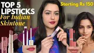 Top 5 Affordable lipsticks for Indian Skintone |2025💄|under Rs 500