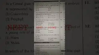 Neet Aipmt previous year questions #shorts