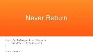 Never Return!