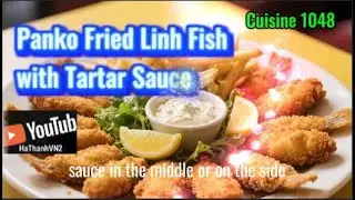 Panko fried Linh Fish with Tartar Sauce ❤️ #cuisine1048 #1048