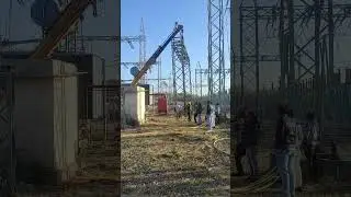 maintenance in 220kv getco / 220kv/132kv/33kv substation 220 kv substation maintenance#shorts #viral