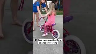 How to teach a kid how to ride a bike! Try this with your little one! #parentinghack #dadlife