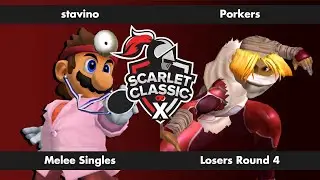 Scarlet Classic X - stavino (Dr. Mario) VS Porkers (Sheik) - Melee Singles - Losers Round 4
