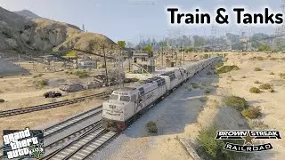 Long Brown Streak vs Military Tanks - Grand Theft Auto V