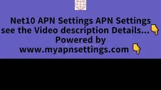 Net10 APN Settings