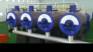 Animal waste rendering plant