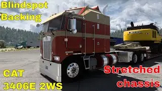 Custom Kenworth K100e (Relocating a Hydraulic Excavator) CAT 3406E 2WS | American Truck Simulator