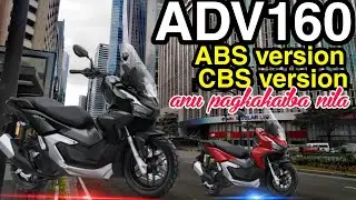 HONDA ADV160 -Anu pagkakaiba ng ABS version sa CBS version ? I release na ba sa Pinas?