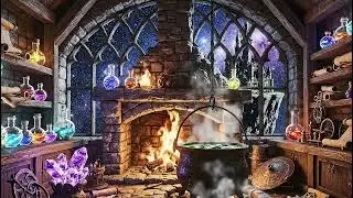 The Wizard's Tower 🧙&zwj;♂️ Magical Study Ambience for Reading & Focus &bull; 4K
