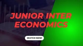 junior inter economics 2 Marks concepts 6 to 10 chapters. video 5
