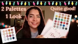 BH Cosmetics So Spoiled & The Lit List palettes tutorial: 1 Look + swatches. 2nd day of Christmas