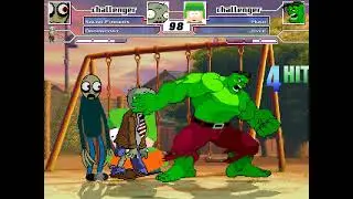 M.U.G.E.N Request: Salad Fingers & Browncoat VS Hulk & Kyle