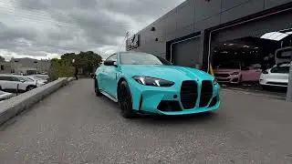 BMW m4 Borusan Turkish blue |markham |toronto | PPF|vinyl wrap | Wraptitude