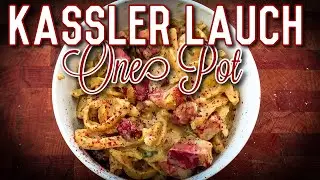Kassler Lauch One Pot mit Sp&auml;tzle aus dem Dutch Oven - Mega lecker!! #DutchOven #OnePot #Rezeptideen