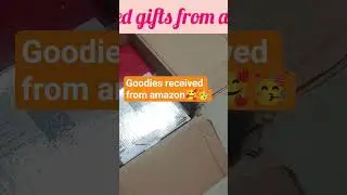 goodies received from amazon so happy 🥳🥰 #viralvideo #amazonworkfromhomejobs #goodiebags