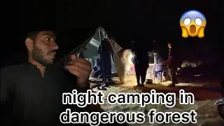 night camping in dangerous forest || with friends || vlog16 || vlog Sindh || daily vlogs