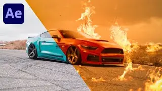 Realistic Fire Effect - After Effects Tutorial