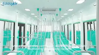 EddaAir-Public Transportation air purifier Bipolar ionization technique eliminates all kind of odors