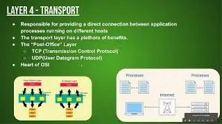 Layer 3   Network & Layer 4 Transport Layer