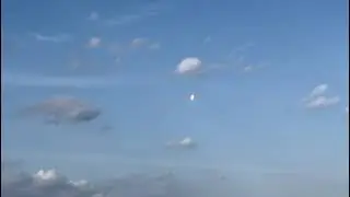 Space X Falcon 9 Starlink 6-71 Launch view from Cruise Ship Caribbean Princess