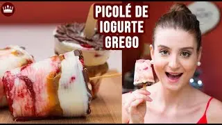 PICOLÉ DE IOGURTE GREGO + NUTELLA + CARAMELO + MORANGO = DELÍCIA! |Cozinha do Bom Gosto| Gabi Rossi