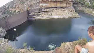 Cliff Jumping Lady Grey Dam