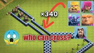 OMG! 3&times; Giant Cannon vs All Ground Troops Clash Of Clans