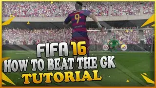 FIFA 16 HOW TO BEAT THE GOALKEEPER TUTORIAL / How to GLITCH the GK & Dribble Past him  TIPS & TRICKS