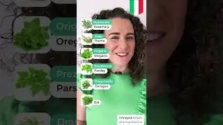 The Names of HERBS in Italian 🌿(🇮🇹 Italian Vocabulary)