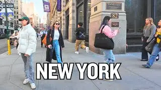 New York City walking tour 4K (Manhattan) - Walking in NYC - Virtual Tour