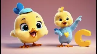 Seven Baby Chicks Say A to Z | Alphabet Song for Toddlers and Preschoolers
