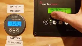Samlex Evo 4024 Inverter Charger:  Auto Switch Charging to Inverting & Online Option Modes