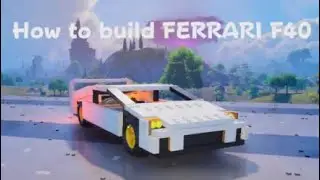 Lego Fortnite How to build FERRARI F40