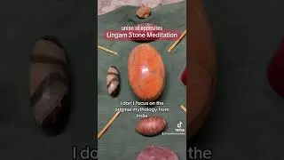 Lingam Stone Meditation Layout (#crystals #lingam #meditation)