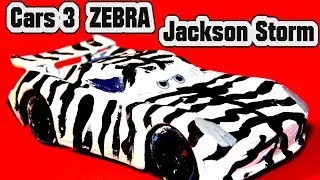 ZEBRA STORM DESTROYS MCQUEEN! (Cars 3 Demolition Derby Remake)