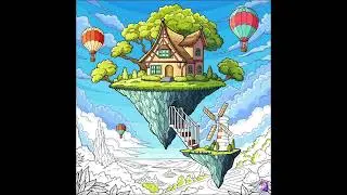 Tap Color - Fantasy Dream Of Sky High Hil At Windmill Place Village House (Fantasy Pics)